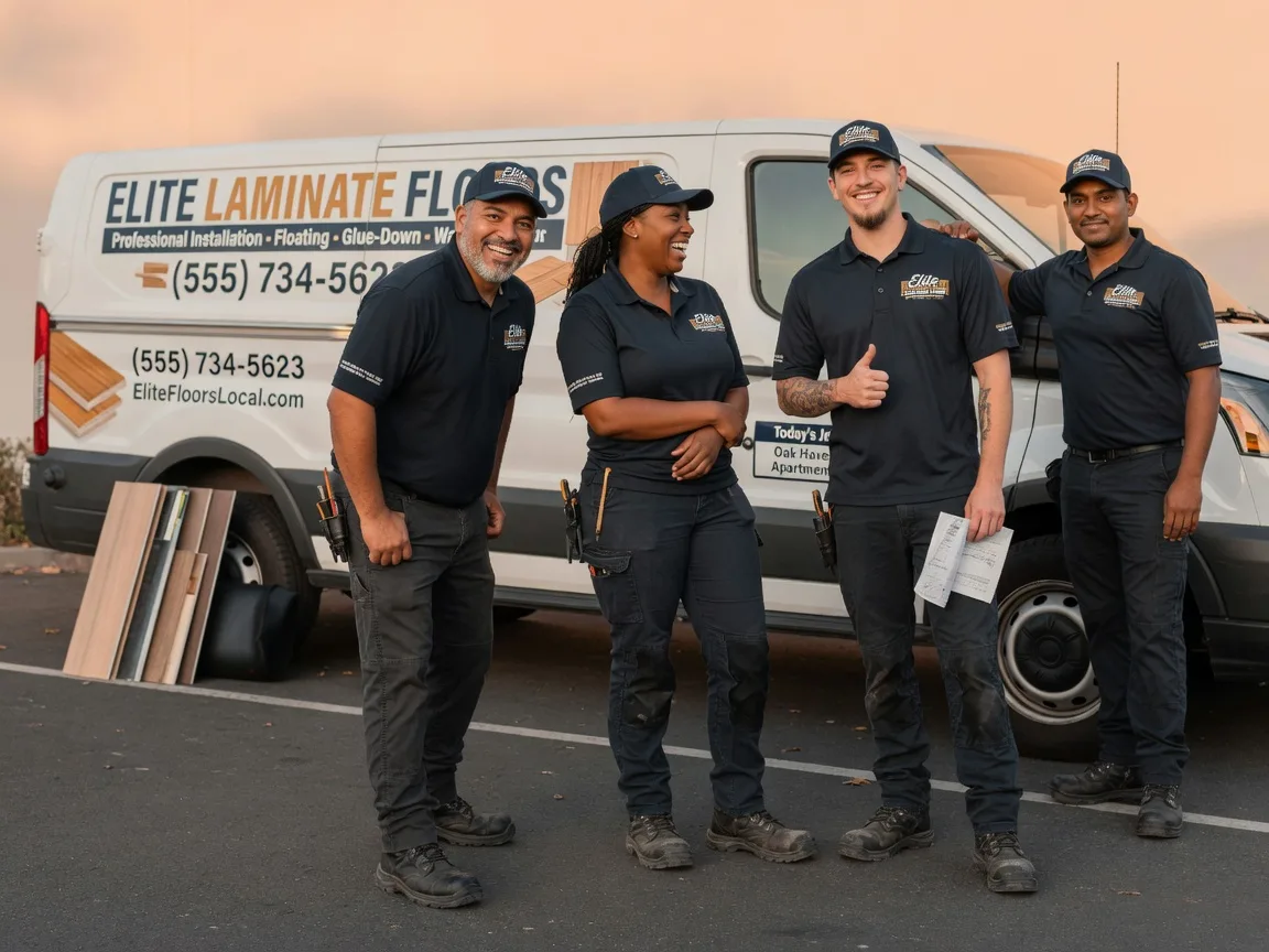 Laminate flooring installation company in Welsh, LA